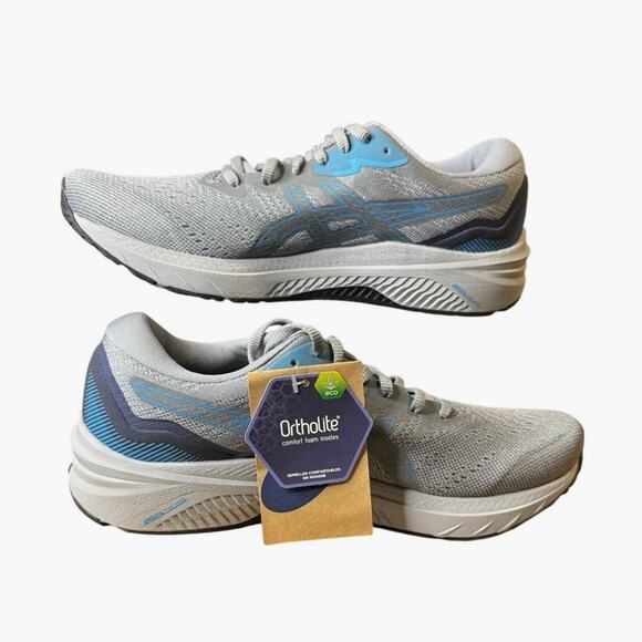 Asics GT-1000 11 Shoes Gray Indigo Blue Run Athletic Jogging Gym Men’s 8 NWT main image 6